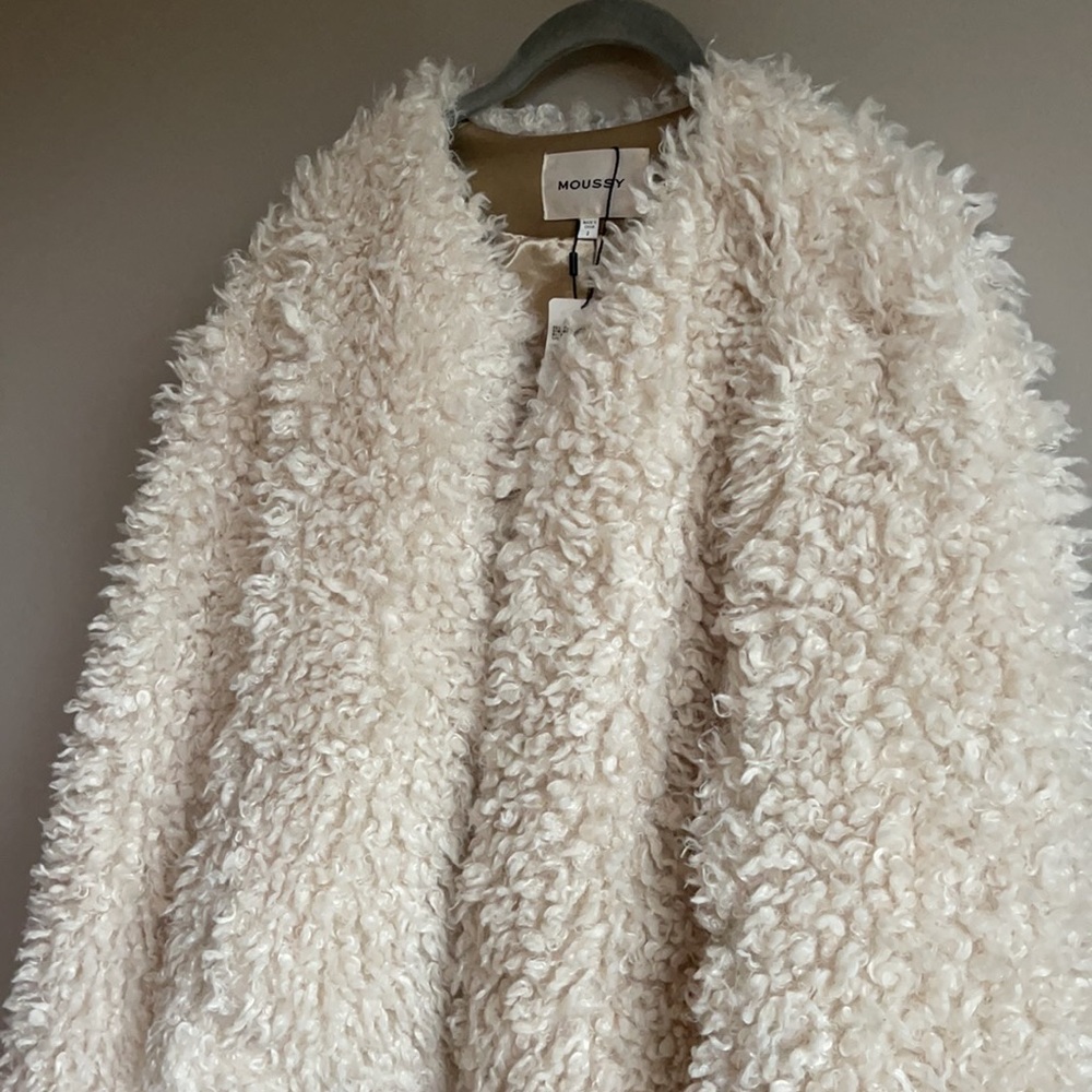 Moussy Faux Lamb Jacket - Picture 3 of 9